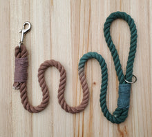 Load image into Gallery viewer, Forest Mocha Rope Leash
