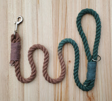 Load image into Gallery viewer, Forest Mocha Rope Leash