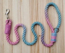 Load image into Gallery viewer, Cotton Candy Rope Leash
