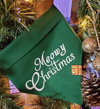 Load image into Gallery viewer, Meowy Christmas Cat Bandana