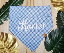 Load image into Gallery viewer, Preppy Blue Bandana
