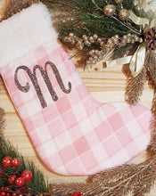 Load image into Gallery viewer, Christmas in Pink Holiday Stocking