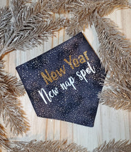 Load image into Gallery viewer, New Year, New Nap Spot Pet Bandana