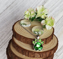 Load image into Gallery viewer, Birthstone Pawprint Charm Necklace