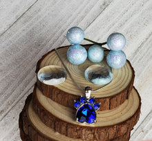 Load image into Gallery viewer, Birthstone Pawprint Charm Necklace
