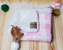 Load image into Gallery viewer, Pink Plaid Blanket