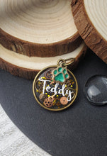 Load image into Gallery viewer, Little Gears Round Pet ID Tag