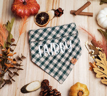 Load image into Gallery viewer, Green Autumn Bandana