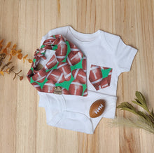 Load image into Gallery viewer, Football Pocket Onesie