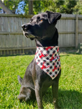 Load image into Gallery viewer, Reindeer Plaid Bandana