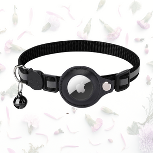 Reflective Cat Collar with Apple Airtag Tracker Protective Case