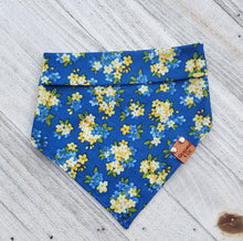 Load image into Gallery viewer, Blue Floral Bandana
