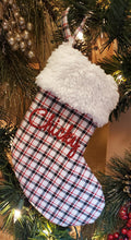 Load image into Gallery viewer, Festive Holiday Stocking 8 inch
