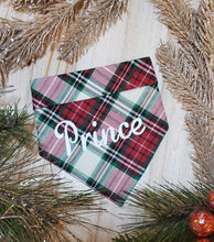 Load image into Gallery viewer, Howliday Plaid Bandana
