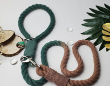 Load image into Gallery viewer, Forest Mocha Rope Leash
