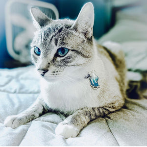 Ocean Blues Cat Pet ID Tag