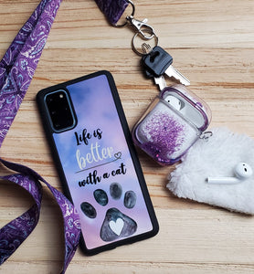 "Life is Better with a Cat" Phone Case