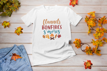 Load image into Gallery viewer, Flannels Bonfires S&#39;mores Tee
